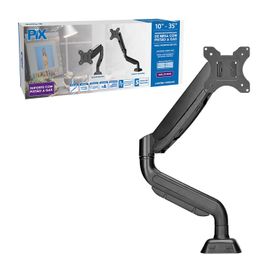 Suporte Articulado Pistão A Gás Com Morsa Monitor 10 Até 35"