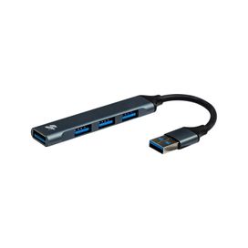 Hub Adaptador 4 Portas Usb 3.0 Velocidade Até 5gbps