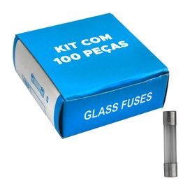 100x Fusível De Vidro 6x30 Grande 3 Amp - Green