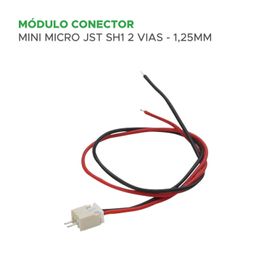 Módulo Mini Micro Conector Jst Sh1 - 2 Vias Passo 1.25mm