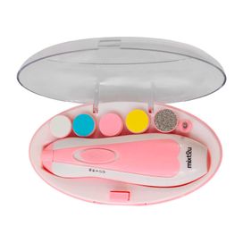 Kit Lixador Cortador Unha Bebê Recém-Nascido Elétrico Silencioso