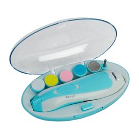 Kit Lixador Cortador Unha Bebê Recém-Nascido Elétrico Silencioso