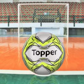 Bola De Futebol de Salão Futsal Slick Adulto Topper Oficial