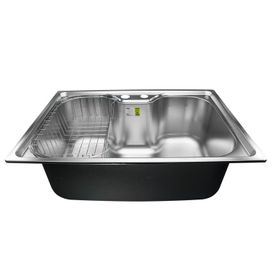 Cuba Pia Gourmet Cozinha em Aço Inox Com Acessórios 60x42cm