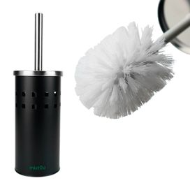 Escova Sanitária Limpeza de Vaso de Banheiro Inox 30cm
