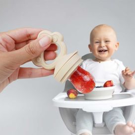 Porta Frutinha Chupeta De Alimentação Silicone Bebê Infantil