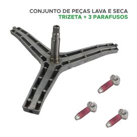 Kit Eixo Tripé DC97-14370E + 3 Parafusos Compatível