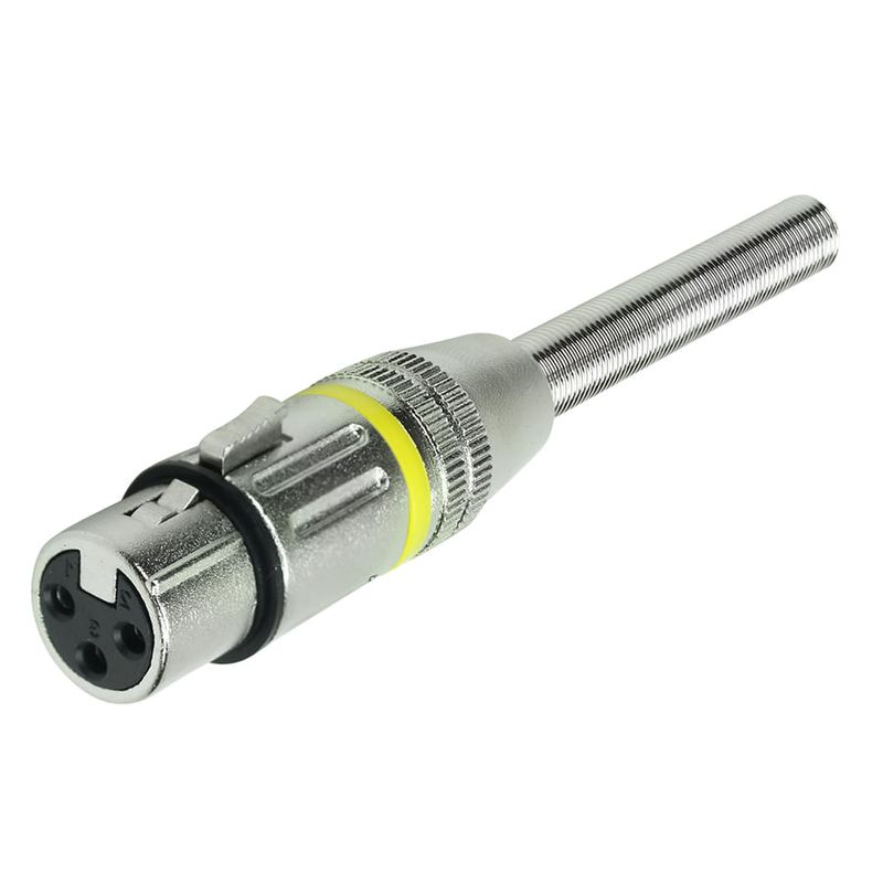 10x Plug Cannon Fêmea Com Mola Profissional - PIX