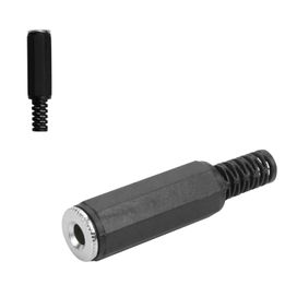 10x Plug Conector J2 P2 Fêmea Estéreo Para Cabo - PIX