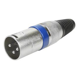10x Plug Cannon Macho Azul Profissional Série Ring - PIX