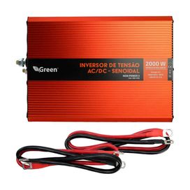 Inversor De Tensão Senoidal 2000w 12v P/ 220v Tomada C/ Usb