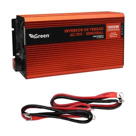 Inversor de Tensão Senoidal 12V 1000W USB 5V 2.1A - 127V