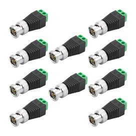10x Conector Bnc Macho Borne Parafuso Cftv - Connect Pro
