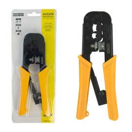 Alicate De Crimpar Rj45 Rj11 Com Catraca SC-568R - KOKAY