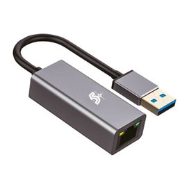 Cabo Adaptador Ethernet Usb 3.0 Rede - Rj45 10/100/1000 Mbps