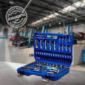 Jogo Ferramentas 108 Pcs - Profissional e Automotivo - KOKAY