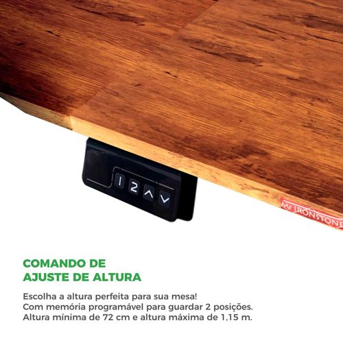 Mesa Elétrica Com Regulagem De Altura - Ergonômica