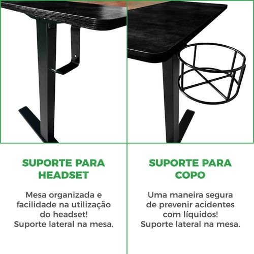 Mesa Elétrica Com Regulagem De Altura - Ergonômica