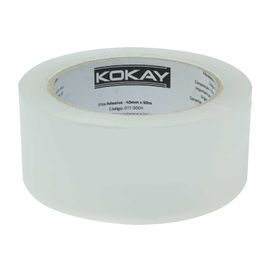 Fita Adesiva 45mm X 50m Larga Branca - Multiúso 50m