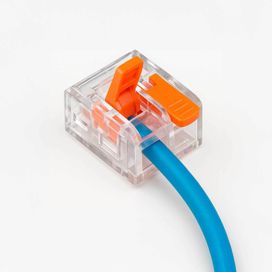 100x Conector Emenda Chuveiro 2 Fios 6mm 41a 600v - 221-662