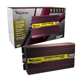 Inversor De Tensão Painel Solar 12v 3000w Onda Modificada