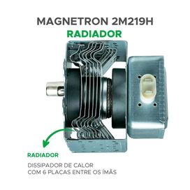 Magnetron Para Micro-ondas 2m219h 2m167b-m16 - Chipsce