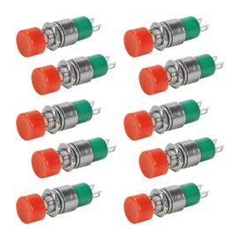 10x Chave Push Button 2 Terminais N/A S/trava Ds-323 - ChipSCE