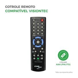Controle Remoto Receptor Slim Vt-1000 Novo com Nota Fiscal