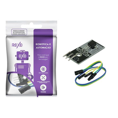 Módulo Sensor De Temperatura Lm35dz Analógico - RoXo