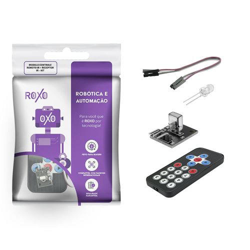 Kit Módulo Controle Remoto IR Com Receptor IR - RoXo