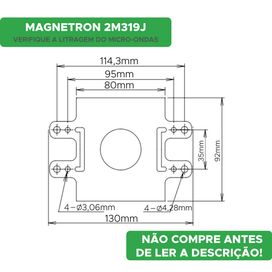 Magnetron Para Micro-ondas 2m253j M24fb-610a 2m219j 2m319j