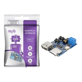 Módulo Decodificador Amplificador De Áudio Mp3 Com Micro Usb - RoXo