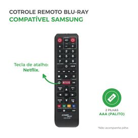 Controle Remoto Blu-ray AA59-00145a Nota Fiscal e Garantia