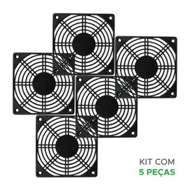 5x Grade De Proteção Para Ventoinha e Cooler 120x120mm - 5+