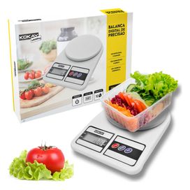 Balança Digital Fitness 1g até 10kg Precisão - KOKAY