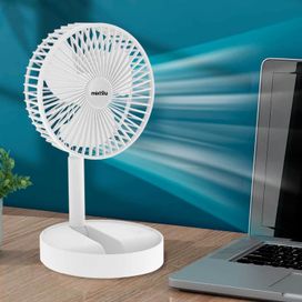 Ventilador Portátil Dobrável Silencioso Retrátil Sem Fio Usb
