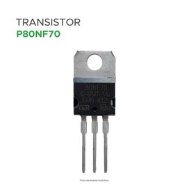 Transistor P80nf70 P80 Nf70 80nf70 - To220 Metálico