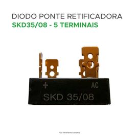 Diodo Ponte Skd35-08 Skd 35-08 - 5 Terminais