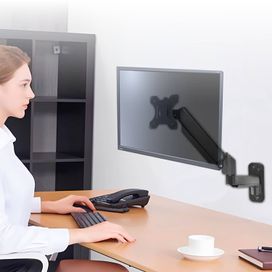 Suporte Articulado C/ Pistão A Gás Parede Monitor 10 Até 35