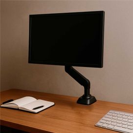 Suporte Articulado Pistão A Gás Com Morsa Monitor 10 Até 35"