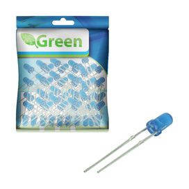 50x LEDs Difusos 3mm para Sinalização e Iluminação