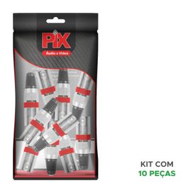 10x Plug Cannon Macho Profissional Série Ring - PIX