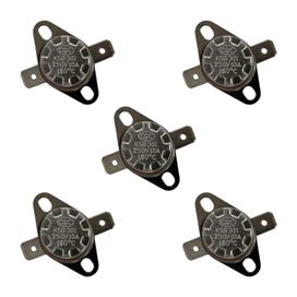 5x Termostato Cerâmica Ksd301 2 Terminais 10a 250v N/Fechado