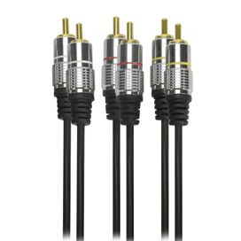 Cabo Rca Dupla Blindagem Cobre 3+3 Rca - PIX