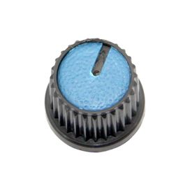 10x Botão Knob Redondo Estriado Sem Parafuso Ad209