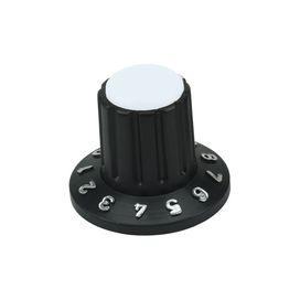 10x Knob Redondo Numerado Estriado c/ Parafuso 1426