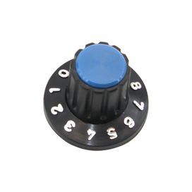 10x Knob Redondo Numerado Estriado S/ Parafuso 1426