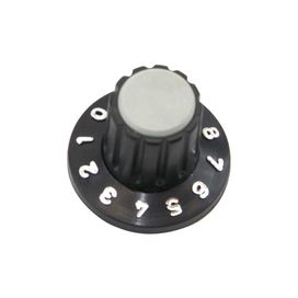 10x Knob Redondo Numerado Estriado S/ Parafuso 1426