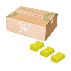 10x Botão Knob Mesa de Som Eixo 1x4mm - Deslizante