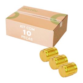 10x Knob Redondo Metálico - Confira Medidas Nas Fotos